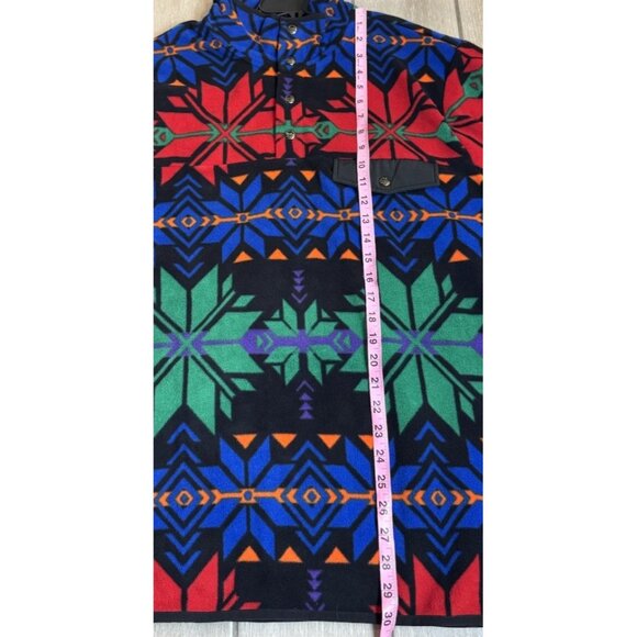 Polo Ralph Lauren XL Snowflake Brushed Fleece Snap Pullover NWT $248 - Picture 13 of 14